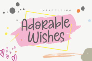 Adorable Wishes Font for Web Design