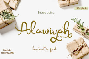 Alawiyah is a stunning and organic script with beautiful swashes. Get inspired by this one-of-a-kind font.