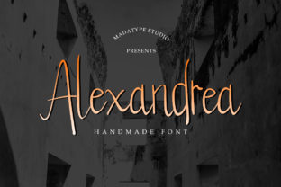 Alexandrea: A Handwritten Font for Editorial Design