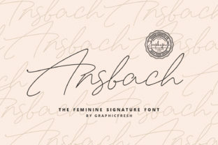 Ansbach: A Handwritten Font for Creative Makers