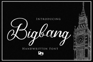 Bigbang: A Vintage Script for Creative Projects