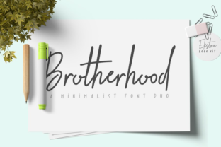 Brotherhood Duo: A Font That Speaks Volumes