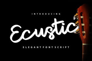 Ecustic: A Handwritten Font for Creative Makers