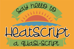 Heatscript: A Handwritten Font for Editorial Charm