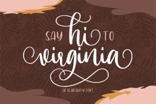 Hi Virginia: A Bold Handwritten Font