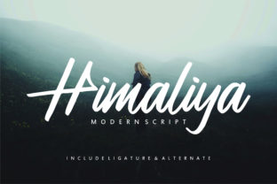 Himaliya: A Modern Handwritten Font for Business