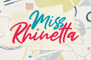 Miss Rhinetta: Bold Script for Creative Projects