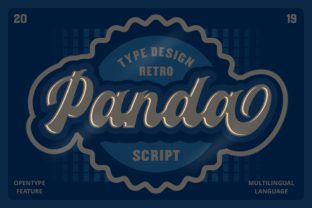 Panda: A Vintage Script for Bold Design