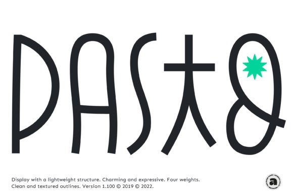 Pasto: A Handwritten Font for Creative Makers