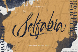Selfakia: A Bold Script for Editorial Design