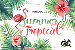 Summer Tropical: A Bold Font for Digital Campaigns