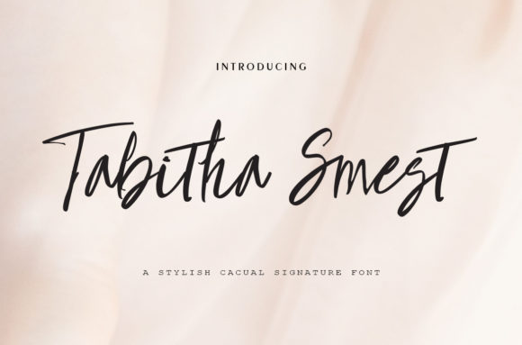 Thabitha Smest Font Review